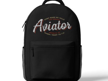 Aviator - Dont Make Me Walk Designed 3D Backpacks For Sale