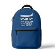 Boeing 747 - Queen of the Skies (2) Designed 3D Backpacks Fashion