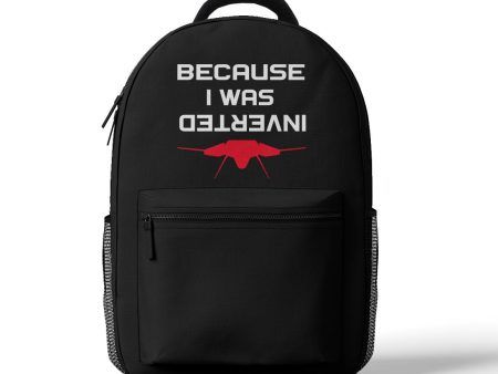 Because I was Inverted Designed 3D Backpacks Supply