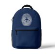 Aviation Finger Print Designed 3D Backpacks Online Sale