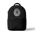 Aviation Finger Print Designed 3D Backpacks Online Sale