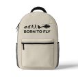 Born To Fly Helicopter Designed 3D Backpacks on Sale