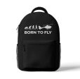 Born To Fly Helicopter Designed 3D Backpacks on Sale