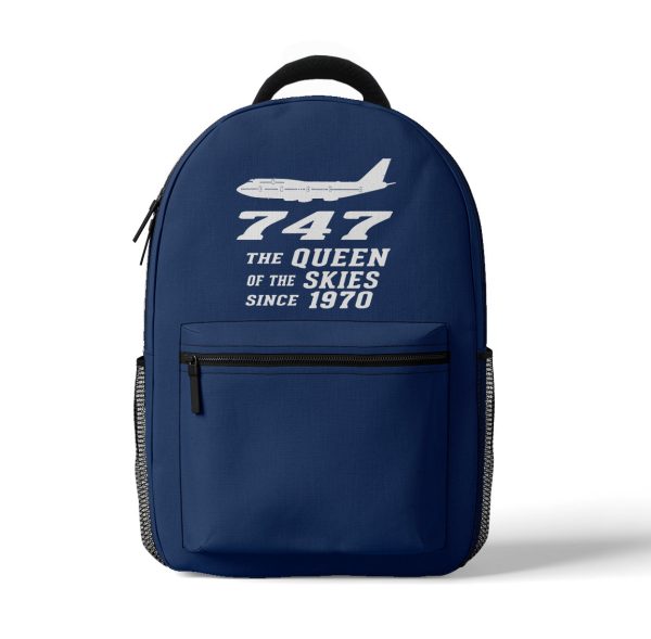 Boeing 747 - Queen of the Skies (2) Designed 3D Backpacks Fashion