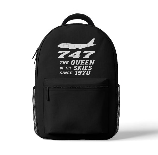 Boeing 747 - Queen of the Skies (2) Designed 3D Backpacks Fashion