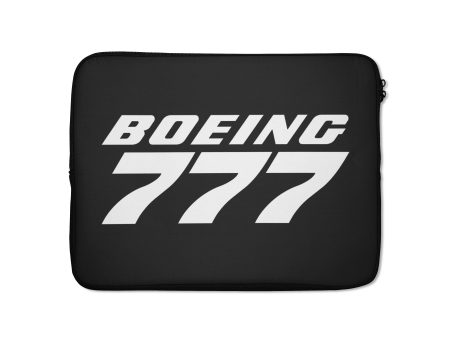 Boeing 777 & Text Designed Laptop & Tablet Cases For Cheap